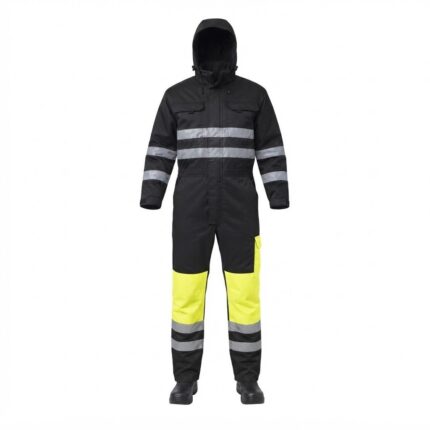 High-Visibility Safety Rain Wear Coverall – Waterproof Reflective Workwear