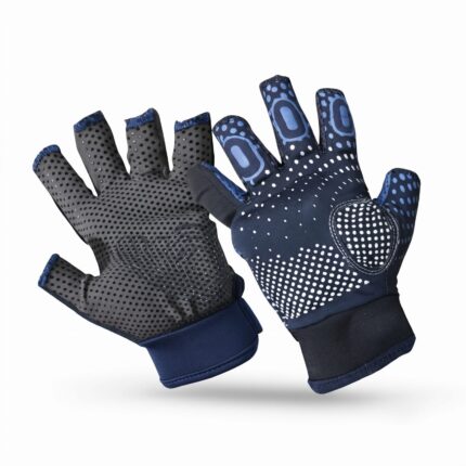 Custom Half-Finger Hurling Gloves with Padded Backhand
