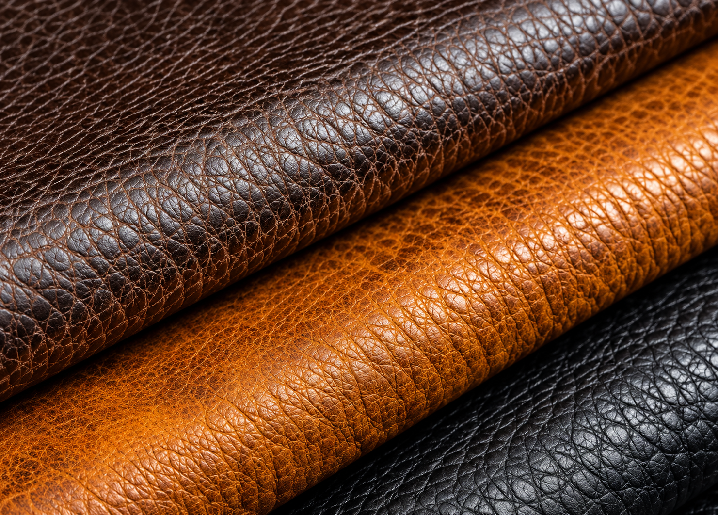 Layered leather