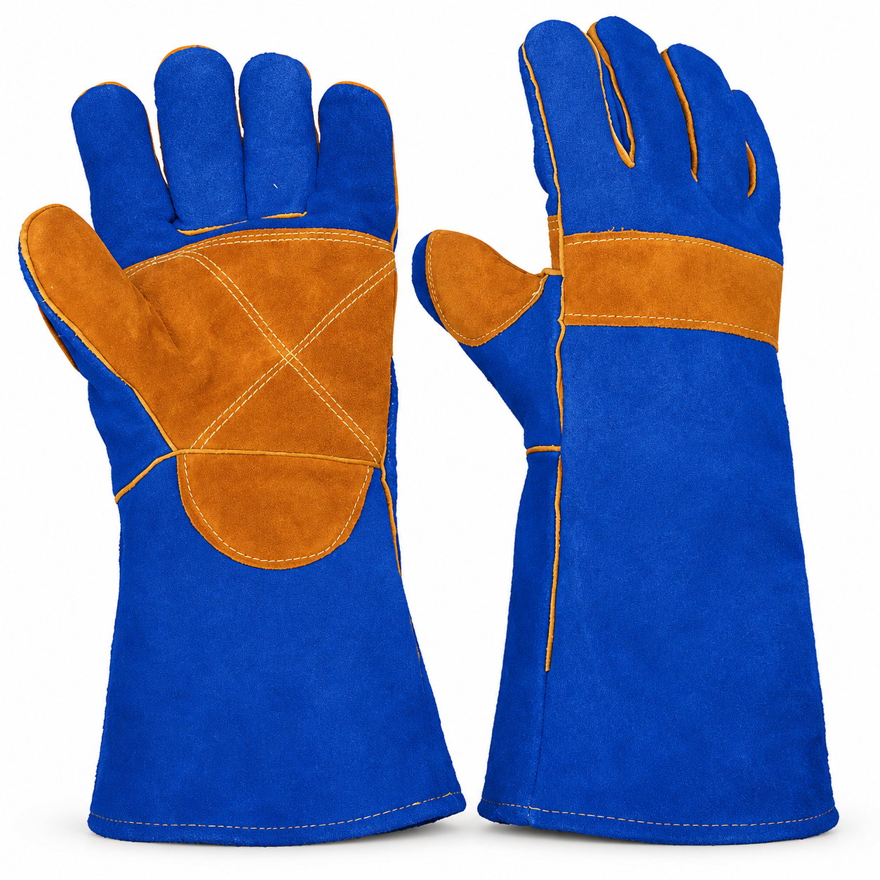 Royal Blue Welding Glove Pair