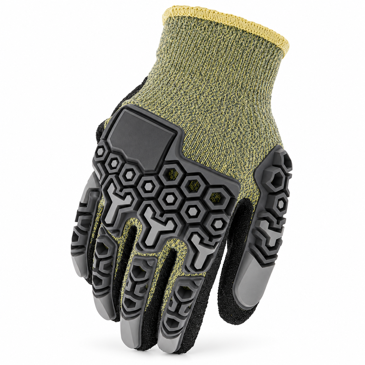 Rugged Hex-Armor Work Glove